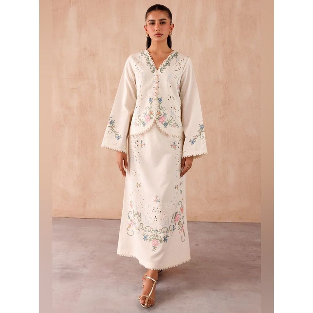 QALAMKAR EMBROIDERED COORD SET PAKISTANI AUTHENTIC DESIGNER